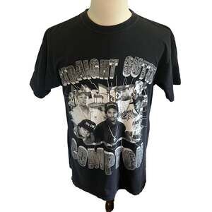 Straight Outta Compton Graphic Phat Doc Rap T-Shirt Large